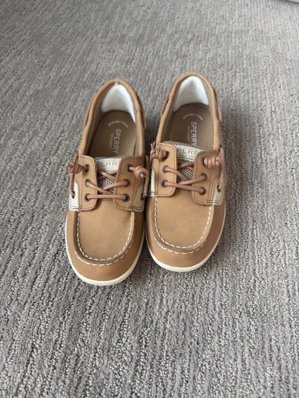 Sperry Kids Brown/Tan Boat Shoes